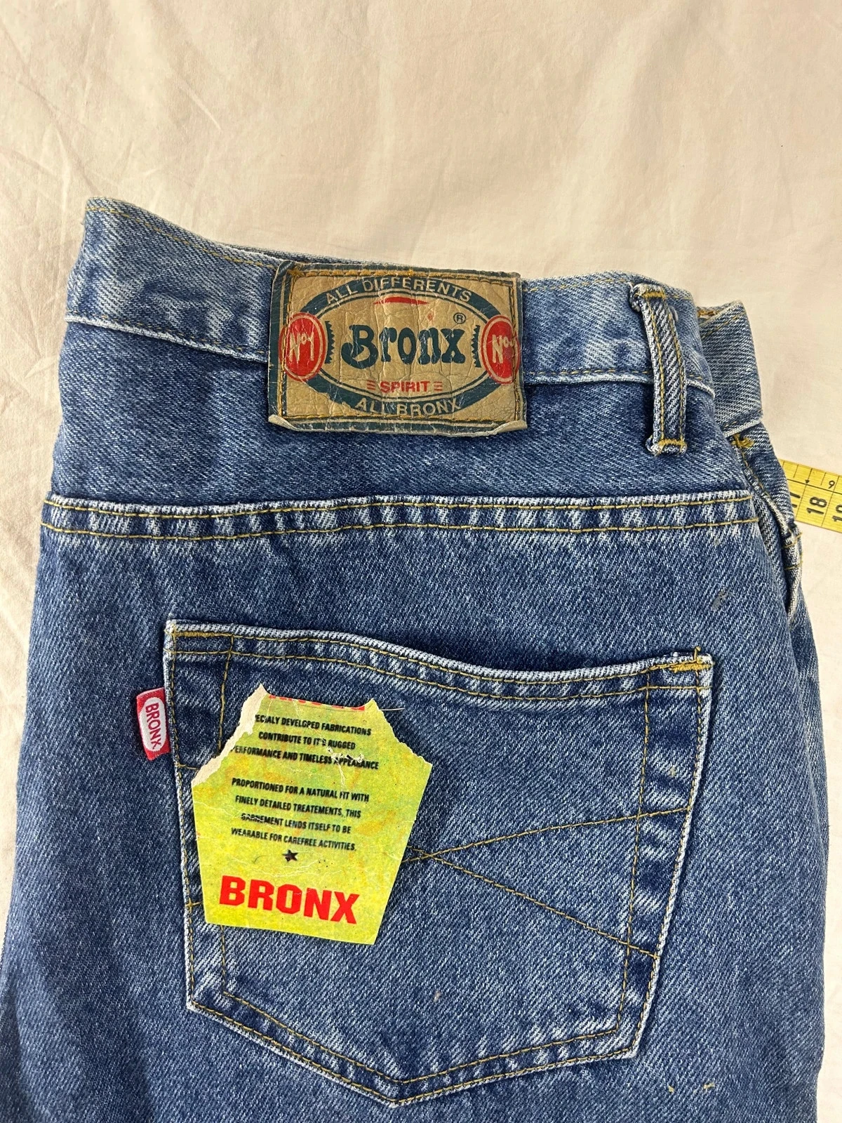 Jean reto azul vintage Bronx jeans wear tamanho 46 – photo 17